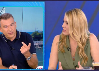 Γιώργος Λιάγκας και Φωτεινή Πετρογιάννη σε επικό καβγά – «Κάποιες κυρίες σαν εσένα στην τηλεόραση…»