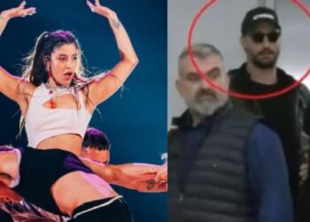 Μαρίνα Σάττι: Αυτός είναι ο γοητευτικός σύντροφός της που τη συνόδευσε στον τελικό της Eurovision (video)