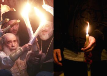 Σε λίγη ώρα η άφιξη του Αγίου Φωτός στην Ελλάδα: Με ειδική πτήση στο μετόχι του Παναγίου Τάφου στην Πλάκα