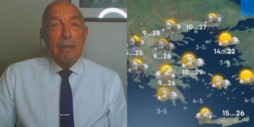 Alldaynews.gr Τάσος Αρνιακός: «Από την Τετάρτη αρχίζουν τα προβλήματα, θα έχουμε αρκετή ποσότητα βροχής»