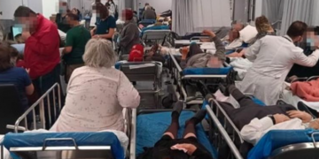 Alldaynews.gr Εμπόλεμη ζώνη το «Γεννηματάς» στην τελευταία εφημερία – Φωτογραφία σοκ