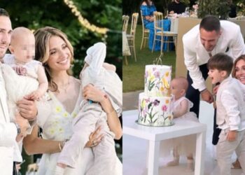 Κούκλα μαμά, σπάνιο όνομα, λαμπεροί καλεσμένοι: Βάφτιση υπερπαραγωγή μετά την κατάκτηση της Ευρώπης για Κώστα Φορτούνη