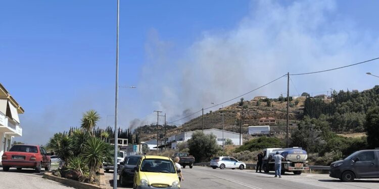 Alldaynews.gr Καίγονται σπίτια από τη φωτιά στο Κρανίδι – Βλάβη στο 112 – Σε εξέλιξη οι φωτιές σε Αρκαδία, Αχαΐα και Λάρισα