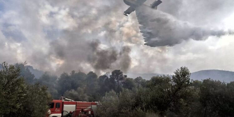 Alldaynews.gr Μαίνεται η μεγάλη φωτιά στην Άνδρο και ενισχύονται οι πυροσβεστικές δυνάμεις – Εκκενώθηκαν 4 περιοχές του νησιού