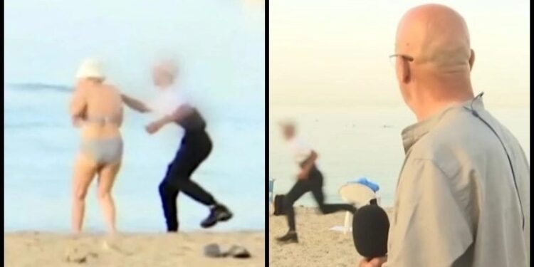 Alldaynews.gr Θρασύτατος ληστής: Άρπαξε τον χρυσό σταυρό από τον λαιμό λουόμενης μπροστά στον ρεπόρτερ του ΣΚΑΪ Γιώργο Τσελίκα (video)