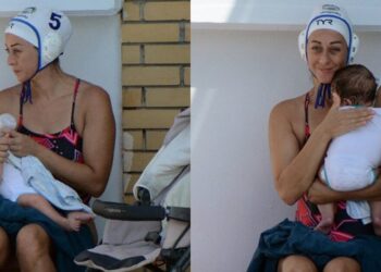 Η φωτογραφία της χρονιάς: Η αποθέωση για τη μητέρα – αθλήτρια που ταΐζει το μωρό της πριν την προπόνηση
