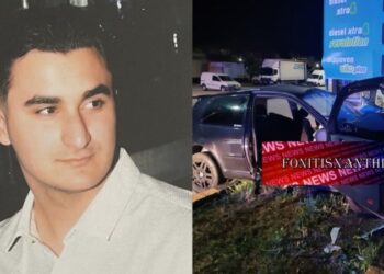 «Έφυγες λεβέντη μας τόσο άδικα» – Σπαραγμός στην κηδεία του 20χρονου Αλέξανδρου που σκοτώθηκε σε τροχαίο (φωτο)