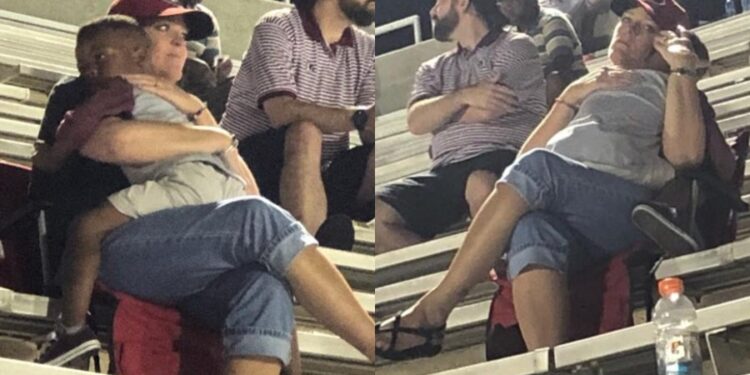 Alldaynews.gr Μικρό αγόρι πέφτει στην αγκαλιά άγνωστης γυναίκας κι εκείνη το κρατάει και το κοιμίζει σα να είναι δικό της