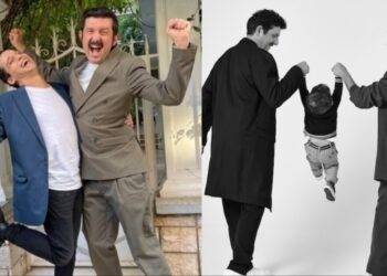 Παντρεύτηκε τον σύντροφό του Γιώργο o Μιχάλης Οικονόμου – Η τούρτα με τον γιο τους και οι λαμπεροί καλεσμένοι