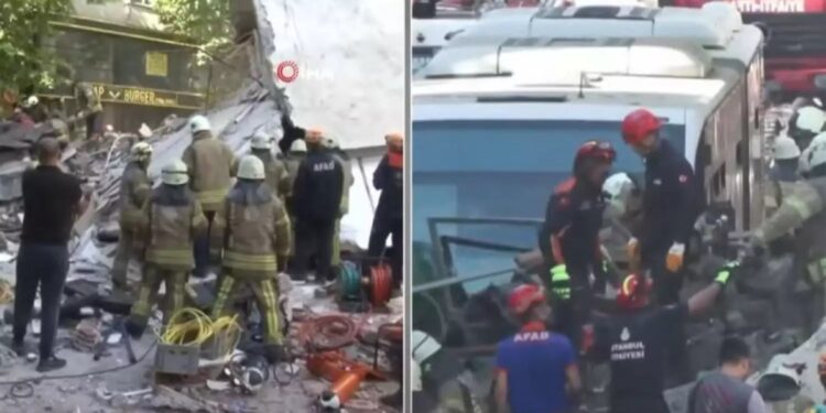 Alldaynews.gr Κατέρρευσε κτίριο στην Κωνσταντινούπολη – Αναφορές για δύο διασωθέντες (video)