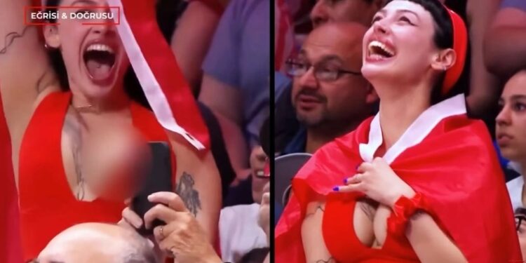 Alldaynews.gr Σάλος στην Τουρκία επειδή η κρατική τηλεόραση έδειξε το ντεκολτέ γυναίκας σε αγώνα βόλεϊ (video)
