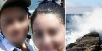 Τραγωδία: Κύμα παρέσυρε έγκυο και τον άντρα της – Έκατσαν σε βράχο για μια σέλφι – Απεγνωσμένες προσπάθειες να τους επαναφέρουν