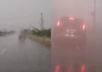 «Χτύπησε» την Λάρισα η κακοκαιρία: Καταστροφές από τη χαλαζόπτωση, πλημμύρισαν δρόμοι – Συγκλονιστικές εικόνες από το κέντρο