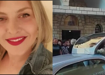 Τελευταίο αντίο της 36χρονης Αρετής που δολοφονήθηκε από τον σύζυγό της – Απαρηγόρητοι οι γονείς της & τα παιδιά της (video)