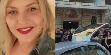 Alldaynews.gr Τελευταίο αντίο της 36χρονης Αρετής που δολοφονήθηκε από τον σύζυγό της – Απαρηγόρητοι οι γονείς της & τα παιδιά της (video)