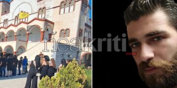 Θρήνος στην κηδεία του 36χρονου Γιώργου – «Βουβός» ο πόνος συγγενών και φίλων στο τελευταίο «αντίο» (φωτο)