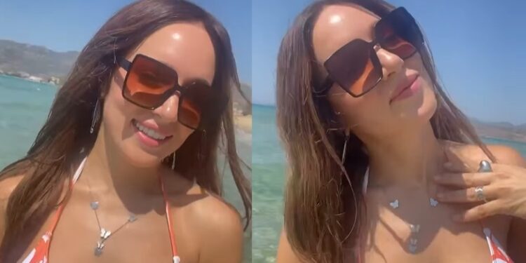 Σκέτη «κούκλα» η Καλομοίρα: Η ανάρτηση με μπικίνι που ανέβασε το θερμόμετρο στο «κόκκινο»