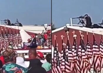 Απόπειρα δολοφονίας Τραμπ: Η στιγμή που ο ελεύθερος σκοπευτής πυροβoλεί τον δράστη (video)