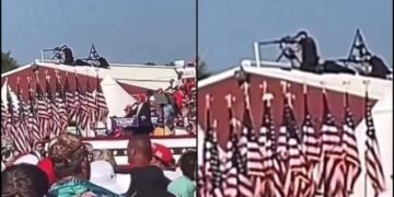 Alldaynews.gr Απόπειρα δολοφονίας Τραμπ: Η στιγμή που ο ελεύθερος σκοπευτής πυροβoλεί τον δράστη (video)