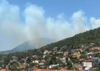 Μεγάλη φωτιά τώρα στην Αττική – Συναγερμός στην Πυροσβεστική – Εκκενώνεται κατασκήνωση