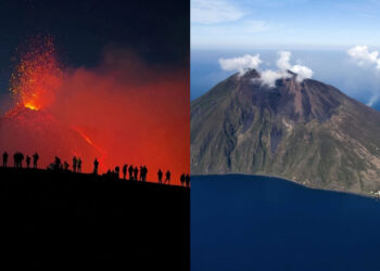 Τα ηφαίστεια Αίτνα και Στρόμπολι βρυχώνται – Έκλεισε το αεροδρόμιο της Κατάνια