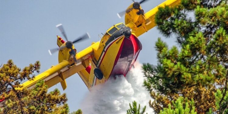 Alldaynews.gr Φωτιά στις Σέρρες: Στη μάχη με τις φλόγες 2 αεροσκάφη και 2 ελικόπτερα.