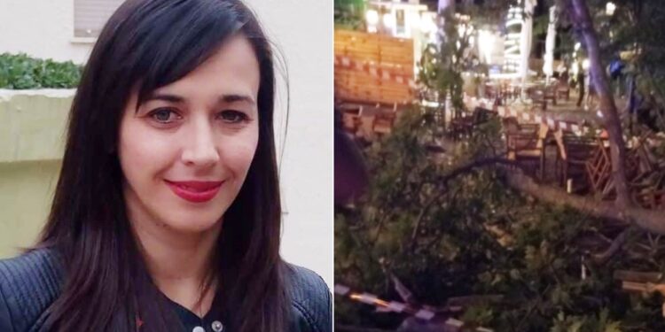 Θρήνος για την 44χρονη Γεωργία που έπεσε κλαδί και την σκότωσε σε ταβέρνα