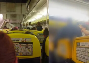 Alldaynews.gr Συμπλοκή και άγριο ξύλο μεταξύ επιβατών σε πτήση της Ryanair – Το αεροπλάνο έκανε αναγκαστική προσγείωση