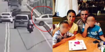 Αδιανόητη Τραγωδία: Ξεκληρίστηκε ολόκληρη οικογένεια σε τροχαίο – Αυτοκίνητο έπεσε από γέφυρα μπροστά σε κάμερα ασφαλείας