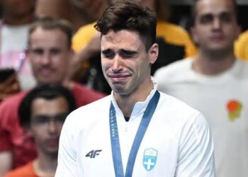 Ολυμπιακοί Αγώνες 2024: Ανατρίχιασε όλη η Ελλάδα – Βούρκωσε ο Απόστολος Χρήστου στην απονομή του αργυρού μεταλλίου