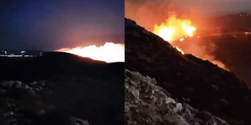 Alldaynews.gr ΕΚΤΑΚΤΟ: Αγρίεψε η φωτιά στο νησί – Μπλακ άουτ παντού – Κάνουν εκκενώσεις μεταφέροντας ανθρώπους διά θαλάσσης