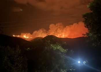 Για τέταρτη συνεχόμενη ημέρα η φωτιά στο Παγγαίο Όρος στην Καβάλα