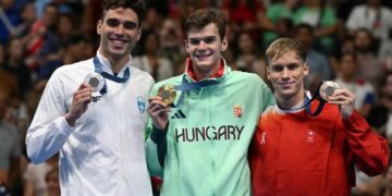 Ολυμπιακοί Αγώνες 2024: «Ασημένιος» ο Χρήστου στα 200μ ύπτιο – Το πρώτο μετάλλιο της Ελλάδας σε πισίνα από το 1896