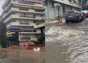 «Από θαύμα ζούμε σε αυτή τη χώρα!» – Απίστευτο βίντεο από κεντρική Λεωφόρο της Αθήνας που μοιάζει σαν… ποτάμι