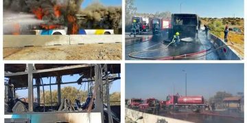 ΕΚΤΑΚΤΟ – Φωτιά σε λεωφορείο σε μεγάλη λεωφόρο της Αττικής – Συναγερμός στην Πυροσβεστική