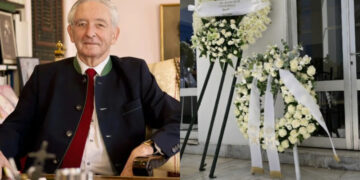 Alldaynews.gr Οδυρμός στο τελευταίο «αντίο» του Πρίγκιπα Μιχαήλ: Υποβασταζόμενη η βασιλική οικογένεια