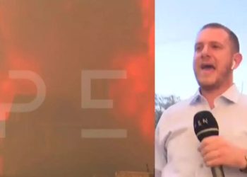 Φωτιά στον Βαρνάβα – Σοκαριστικές σκηνές για το συνεργείο του OPEN: «Μπαίνει μέσα! Πω πω πω, πάμε πιο πίσω»