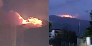 ΕΚΤΑΚΤΟ – Μεγάλη φωτιά μέσα στη νύχτα σε βουνό – Συναγερμός στην Πυροσβεστική