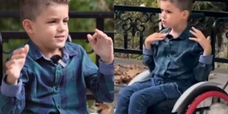 Συγκινεί ο 9χρονος Παναγιώτης: «Δεν μπορώ να περπατήσω αλλά έχω καταφέρει πράματα και θάματα!»