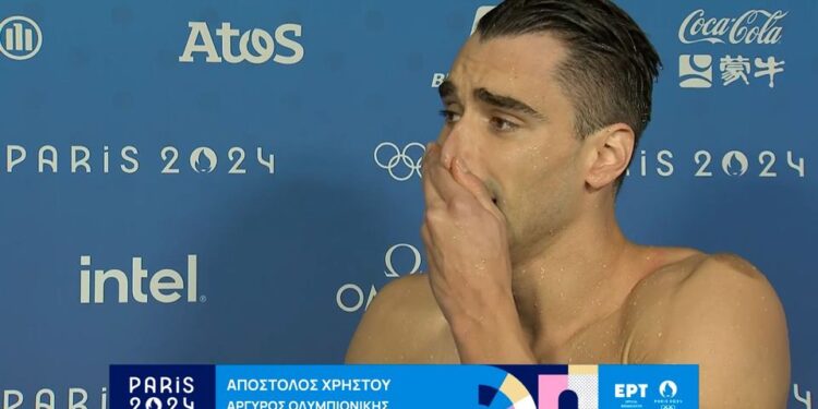 Ιστορικός Χρήστου! «Άγγιξε» το χρυσό και κατέκτησε το ασημένιο μετάλλιο στα 200μ ύπτιο της κολύμβησης