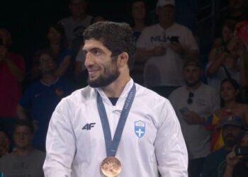 Νταουρέν Κουρουγκλίεφ: Η απονομή του χάλκινου μεταλλίου στους Ολυμπιακούς Αγώνες 2024