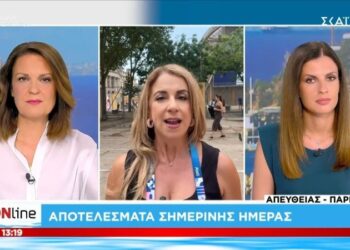 Έξαλλη ρεπόρτερ του ΣΚΑΪ έκανε τις παρουσιάστριες να «δακρύσουν»: «Ένας ηλίθιος πήρε τηλέφωνο, δεν φταίνε τα μικρόφωνα» (video)