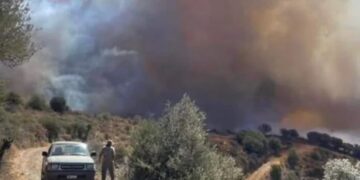Alldaynews.gr Πύρινη κόλαση – Μεγάλη φωτιά τώρα – Εκκενώνεται όλο το Νότιο τμήμα του Δήμου