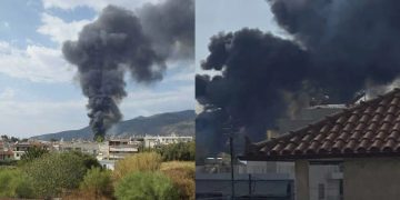 Alldaynews.gr EKTAKTO – Mεγάλη φωτιά ΤΩΡΑ – Καίει κοντά σε σπίτια – Συναγερμός στην Πυροσβεστική