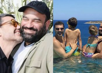 Παντελής Τουτουντζής: Έτοιμος για τον γάμο με τον σύντροφό του και κουμπάρα την Ελένη Φουρέιρα – Οι εικόνες από το γλέντι που στήθηκε