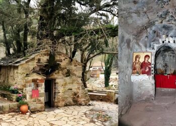 Γιορτάζει σήμερα το εκκλησάκι της Αγίας Θεοδώρας με τα 17 πλατάνια στην Πελοπόννησο που μπήκε στο ρεκόρ Γκίνες