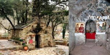 Alldaynews.gr Γιορτάζει σήμερα το εκκλησάκι της Αγίας Θεοδώρας με τα 17 πλατάνια στην Πελοπόννησο που μπήκε στο ρεκόρ Γκίνες