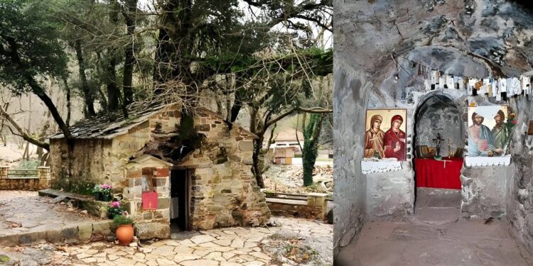 Alldaynews.gr Γιορτάζει σήμερα το εκκλησάκι της Αγίας Θεοδώρας με τα 17 πλατάνια στην Πελοπόννησο που μπήκε στο ρεκόρ Γκίνες