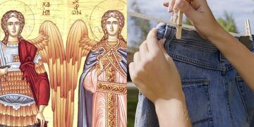 Κίναρος: Τη μοναδική κάτοικο του νησιού συνάντησε ο Νίκος Δένδιας