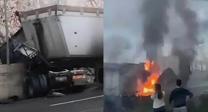 ΕΚΤΑΚΤΟ – Τραγωδία: Νεκρός ο οδηγός της νταλίκας που εξετράπη